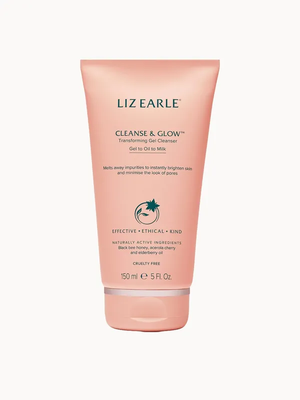 Liz Earle Cleanse & Glow Transforming Gel Cleanser 150ml Tube