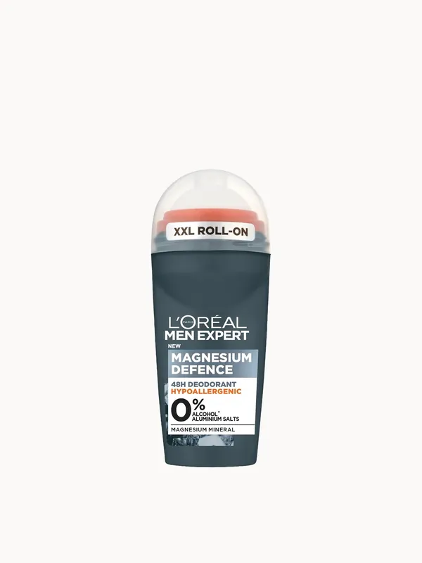 L'Oréal Paris Men Expert Magnesium Defence Hypoallergenic 48 Hour Roll-On Deodorant 50ml
