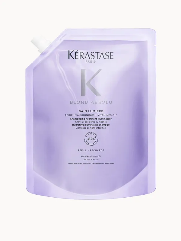 Kérastase Blond Absolu Bain Lumière Refill Shampoo Pouch 500ml For Blonde Hair