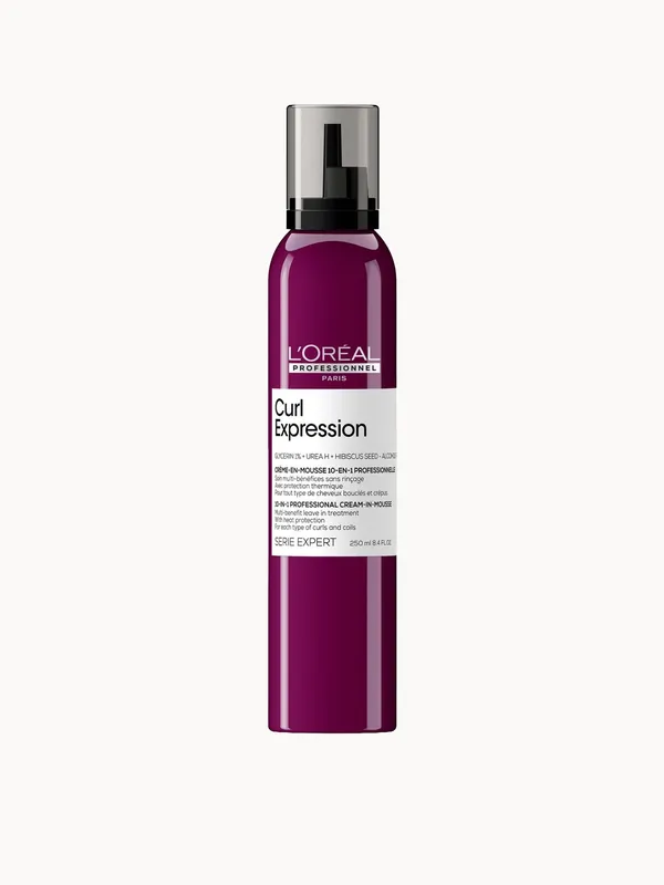 L'Oreal Professionnel Curl Expression 10-in-1 mousse for curls, coils & afro hair