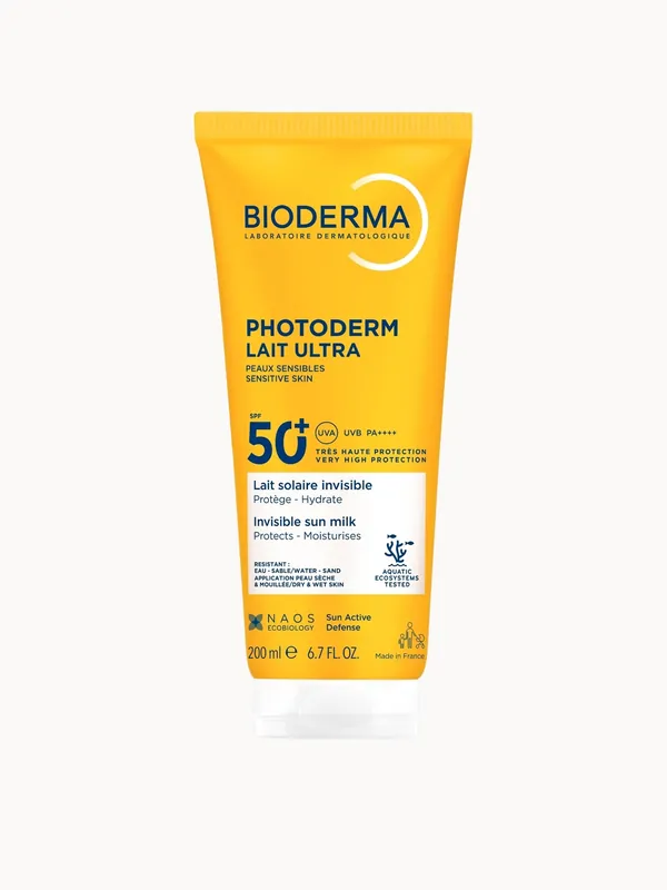Bioderma Photoderm Lait Ultra SPF50+ Very High Protection Sunscreen 200ml