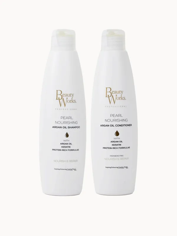 Beauty Works Pearl Nourishing Shampoo and Conditioner Bundle 250ml