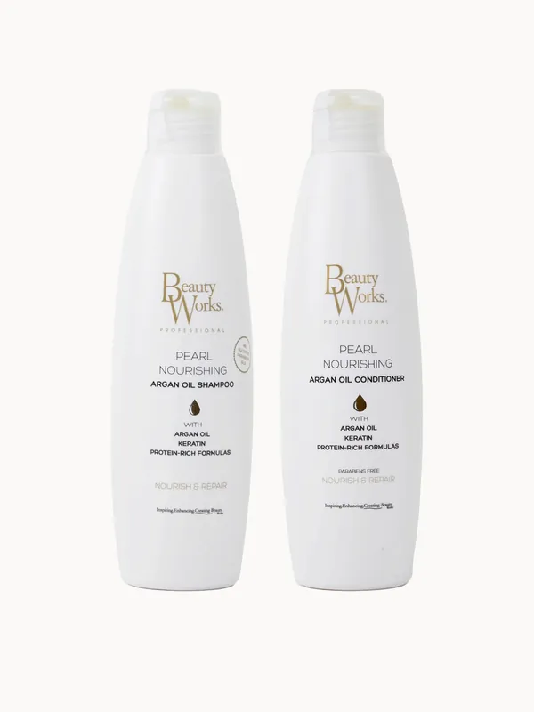 Beauty Works Pearl Nourishing Shampoo and Conditioner Bundle Sulphate Free 250ml