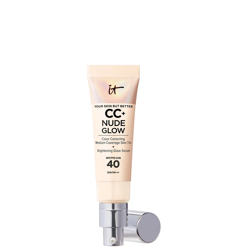IT Cosmetics CC+ and Nude Glow Lightweight Foundation and Glow Serum with SPF40 32ml (Various Shades) - Armani