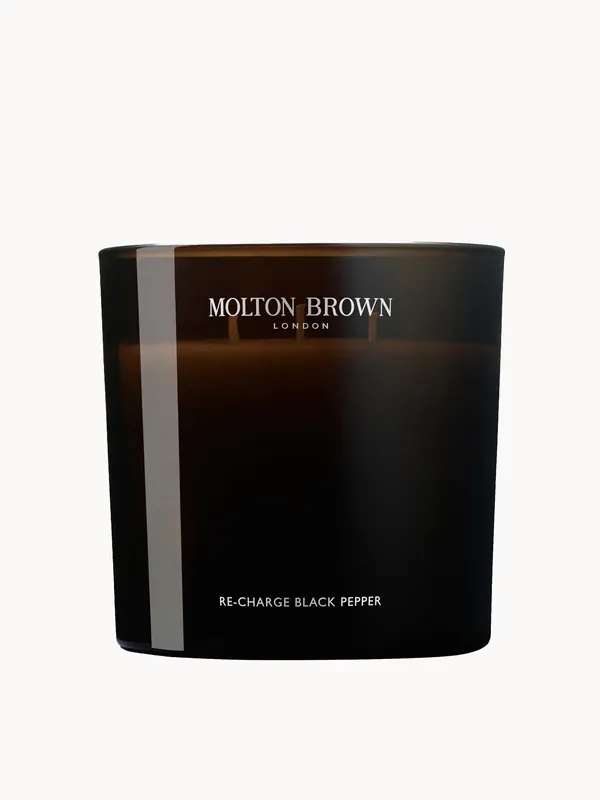 Molton Brown Re-Charge Black Pepper Luxury Scented Triple Wick Candle 600g