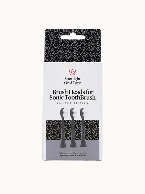 Spotlight Oral Care Sonic Head Replacements - Graphite Grey