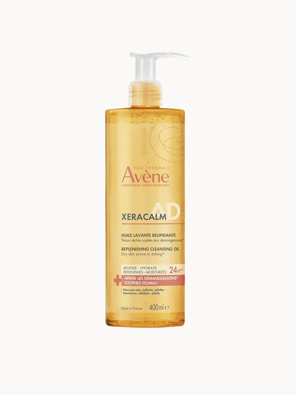 Avène XeraCalm A.D Lipid-Replenishing Cleansing Oil for Dry, Itchy Skin 400ml