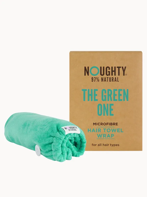 Noughty Hair Towel Green - brushworks