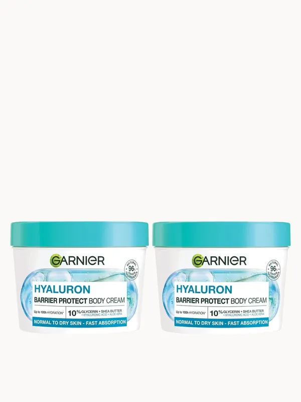 Garnier Body Superfood, Moisturising and Soothing Body Cream, With Aloe Vera and Magnesium, Body Cream for Normal to Dry Skin Duo - The Ordinary