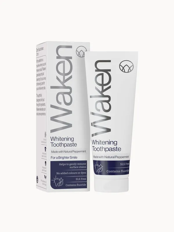 Waken Peppermint Whitening Toothpaste 75ml - Bulldog Skincare for Men