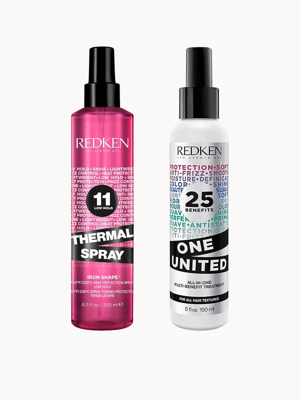 Redken Thermal Spray 250ml and One United 150ml Bundle