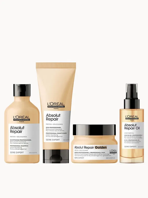 L'Oreal Professionnel Absolut Repair Shampoo, Conditioner, Hair Mask & Hair Oil for Dry Hair - L'Oréal Professionnel