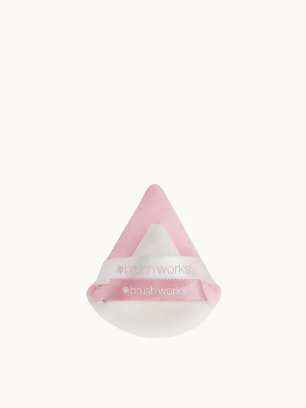 brushworks Triangle Powder Puff Duo - Real Techniques