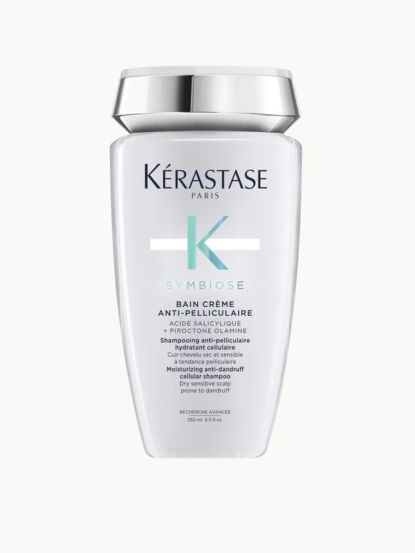 Kérastase Symbiose Moisturising Anti-Dandruff Cellular Shampoo, For Dry Sensitive Scalp, Prone To Dandruff, 250ml
