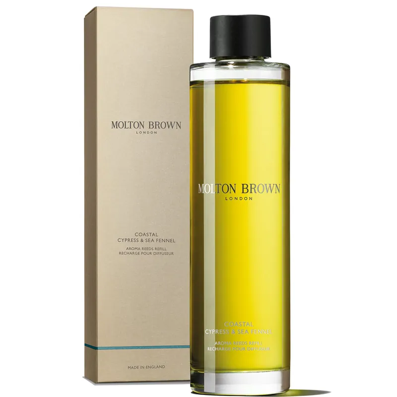 Molton Brown Coastal Cypress and Sea Fennel Aroma Reeds 150ml Refill - NUXE