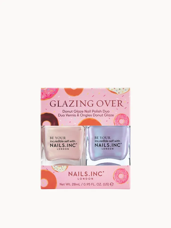nails inc. Glazing Over Nail Polish Duo (Worth £18) - ghd