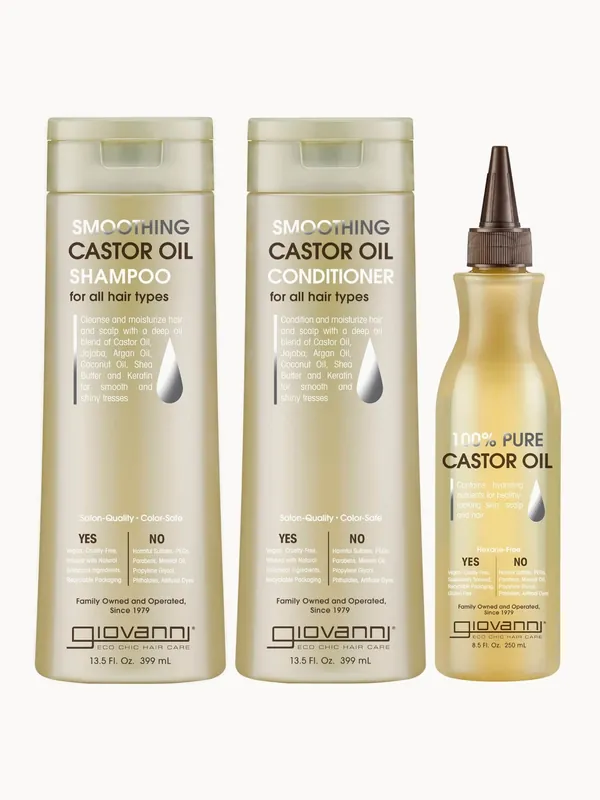 Giovanni Castor Oil Bundle Kit - Beauty Works