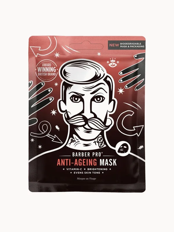 BARBER PRO Anti-Ageing Vitamin C Sheet Mask