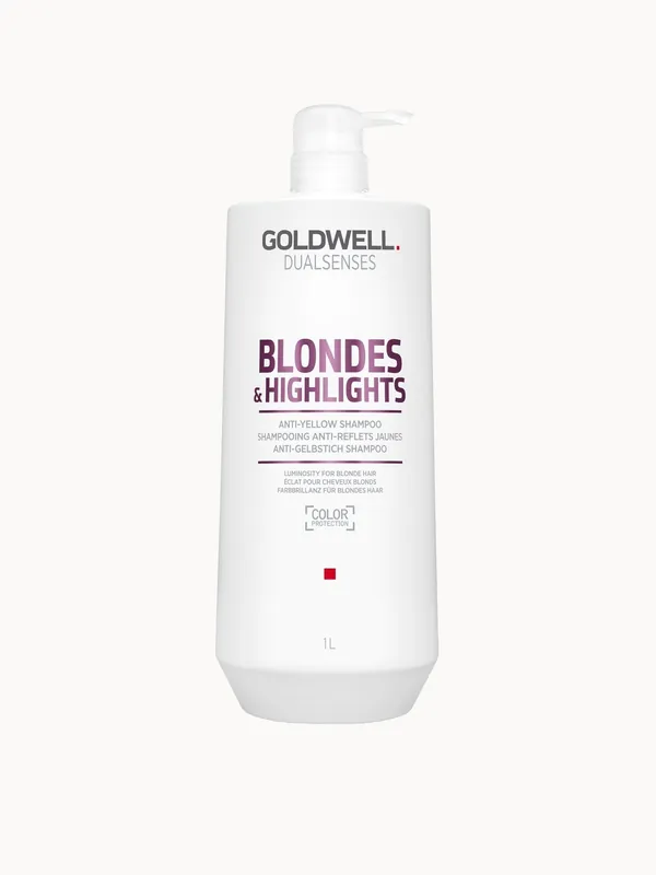 Goldwell Dualsenses Blonde and Highlights Anti-Yellow Shampoo 1000ml (Worth £64)