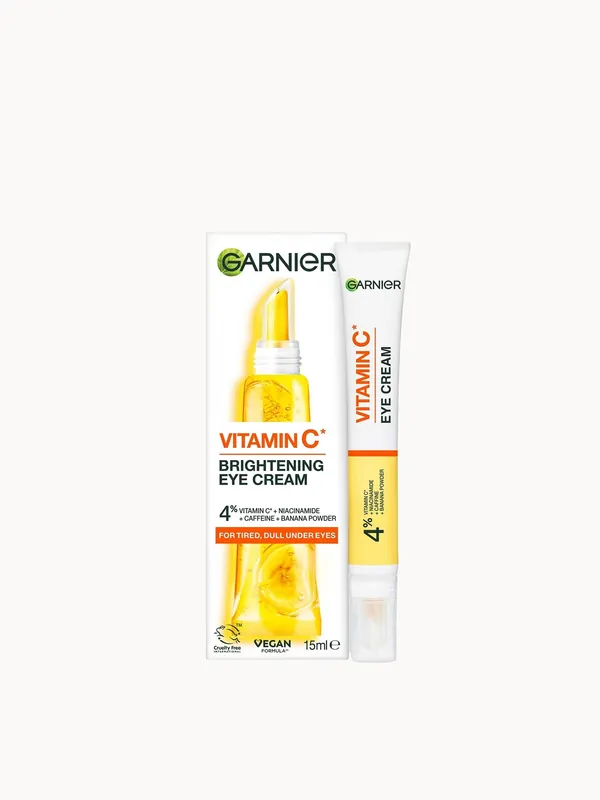 Garnier Brightening 4% Vitamin C, Niacinamide, Caffeine and Banana Powder Eye Cream 15ml