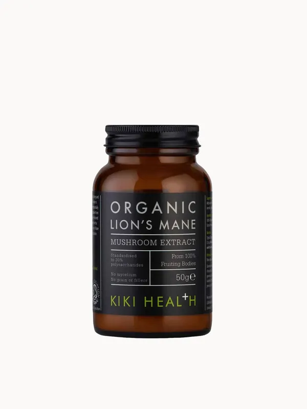 KIKI Health Organic Mushroom Extract Lion's Mane Powder 50g
