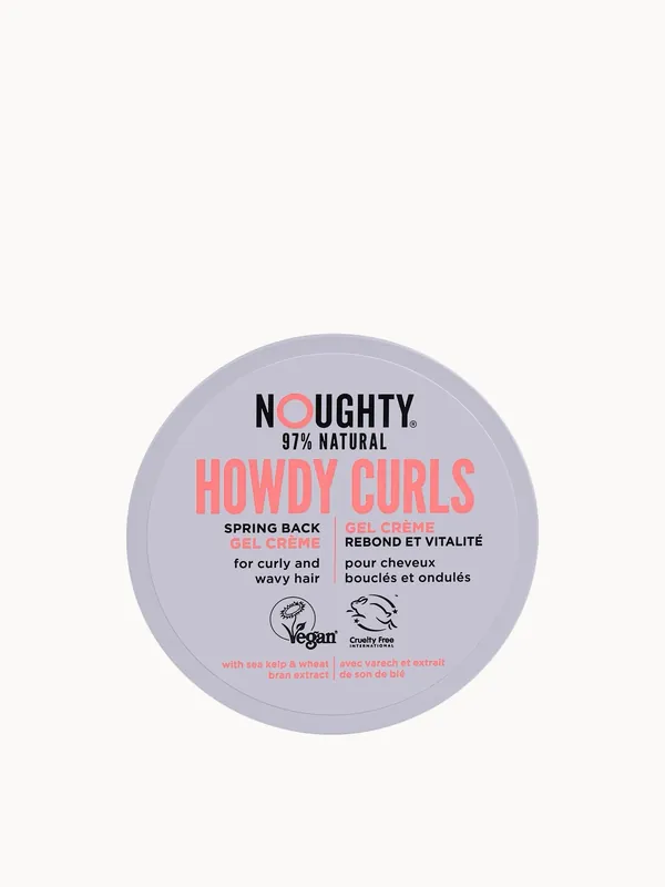 Noughty Howdy Curls Spring Back Gel Crème 200ml - Giovanni