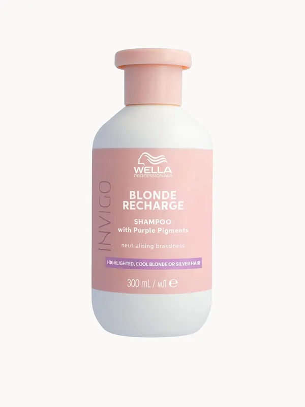Wella Professionals Care Invigo Blonde Recharge Colour Refreshing Shampoo Cool Blonde 300ml