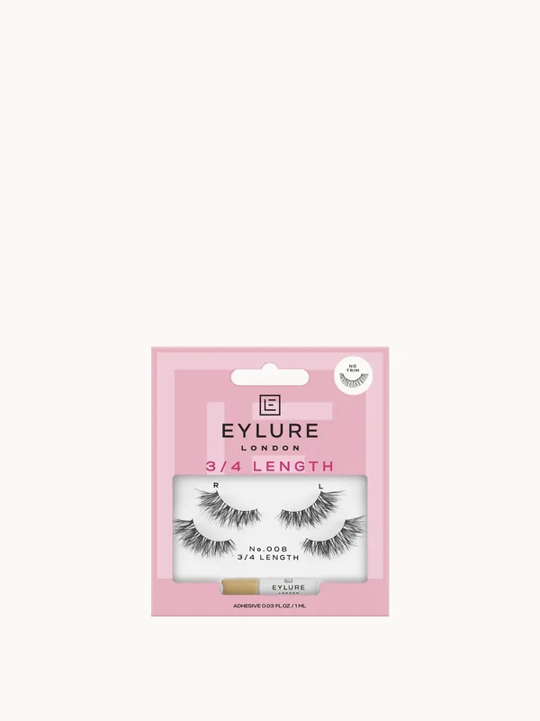 Eylure 3/4 Length False Lashes - No. 008 Twin Pack