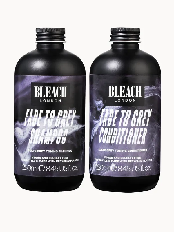 BLEACH LONDON Fade To Grey Shampoo and Conditioner Duo