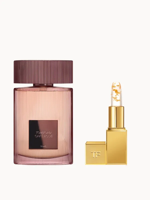 TOM FORD Café Rose Eau de Parfum 50ml and Lip Bundle - The Ordinary