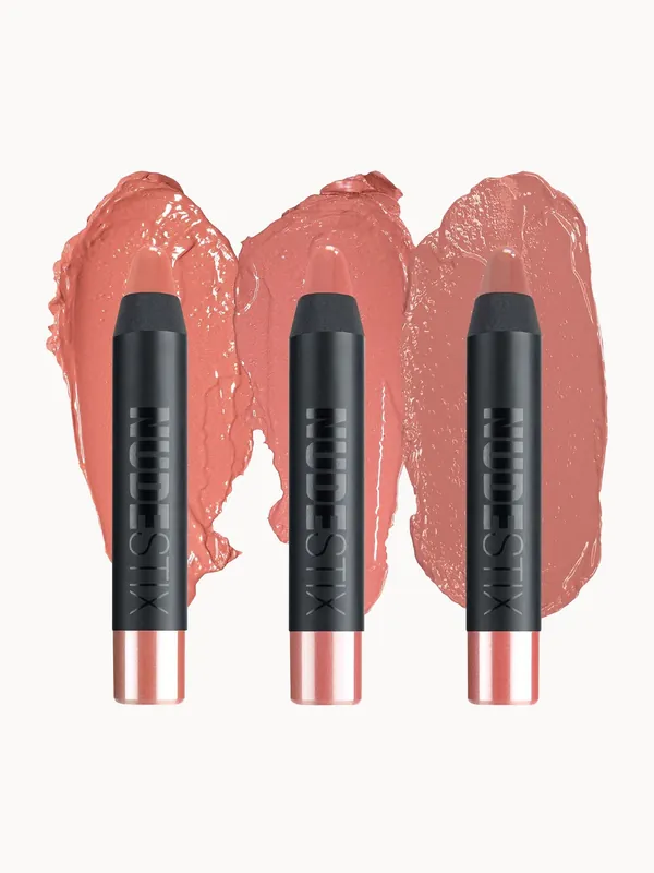 Nudestix Founder's Lips - 3PCS Mini Pencils Kit (Worth £62)