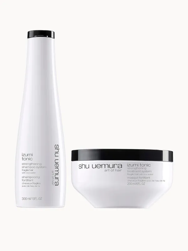 Shu Uemura Art of Hair Izumi Tonic Rice Water Shampoo and Hair Mask Routine - Tangle Teezer