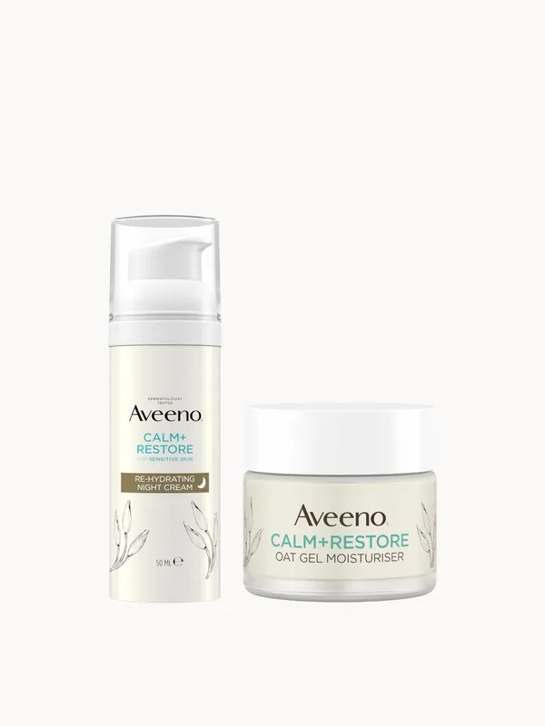 Aveeno Face Calm and Restore Intensely Nourish Day and Night Duo