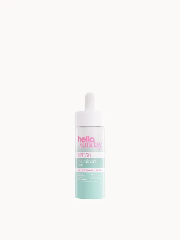 Hello Sunday The Mineral One Lightweight Serum with Hyaluronic Acid SPF50 30ml