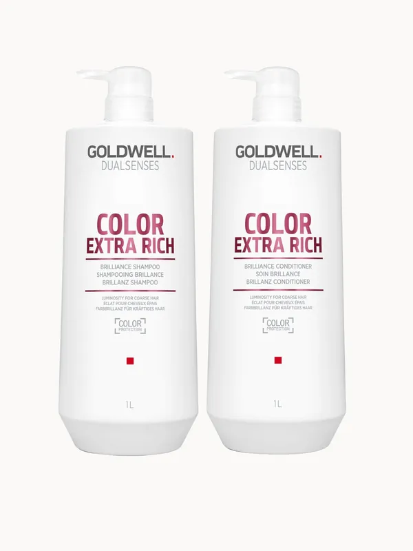 Goldwell Dualsenses Color Brilliance Extra Rich Shampoo and Conditioner 1L Duo (Worth £149)