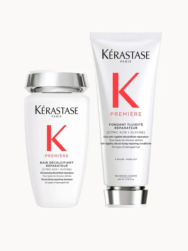 Kérastase Première Decalcifying Repairing Shampoo and Conditioner Duo for Damaged Hair with Pure Citric Acid and Glycine - Kerastase