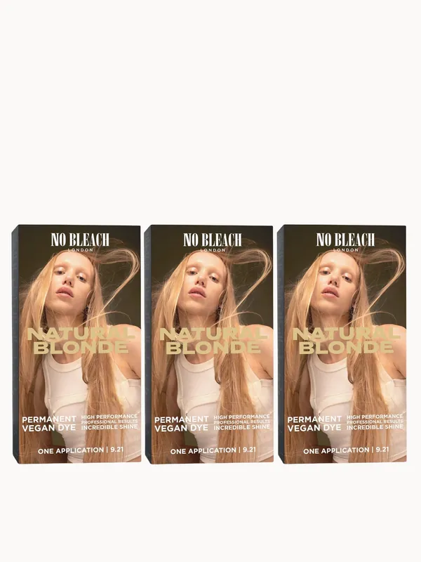BLEACH LONDON Natural Blonde Permanent Kit Trio - Color Wow