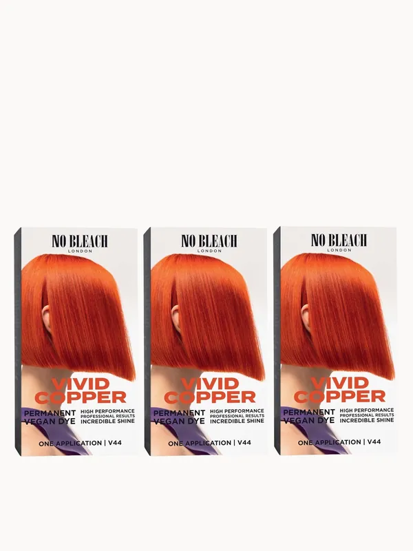 BLEACH LONDON Vivid Copper Permanent Kit Trio - NYX Professional Makeup