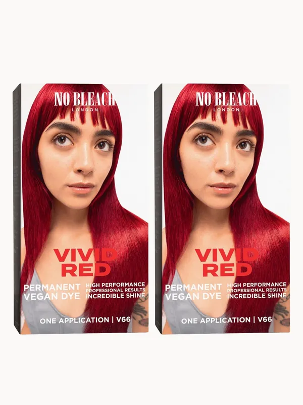 BLEACH LONDON Vivid Red Permanent Kit Duo - Umberto Giannini