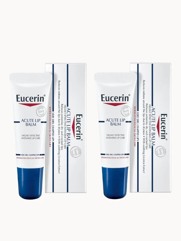 Eucerin Dry Skin Acute Lip Balm Duo 2 x 10ml - La Roche-Posay