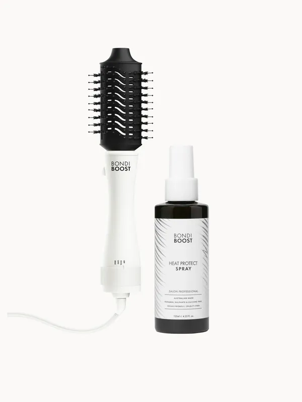 BondiBoost 51mm Blowout Brush and Heat Protect Spray 125ml Bundle