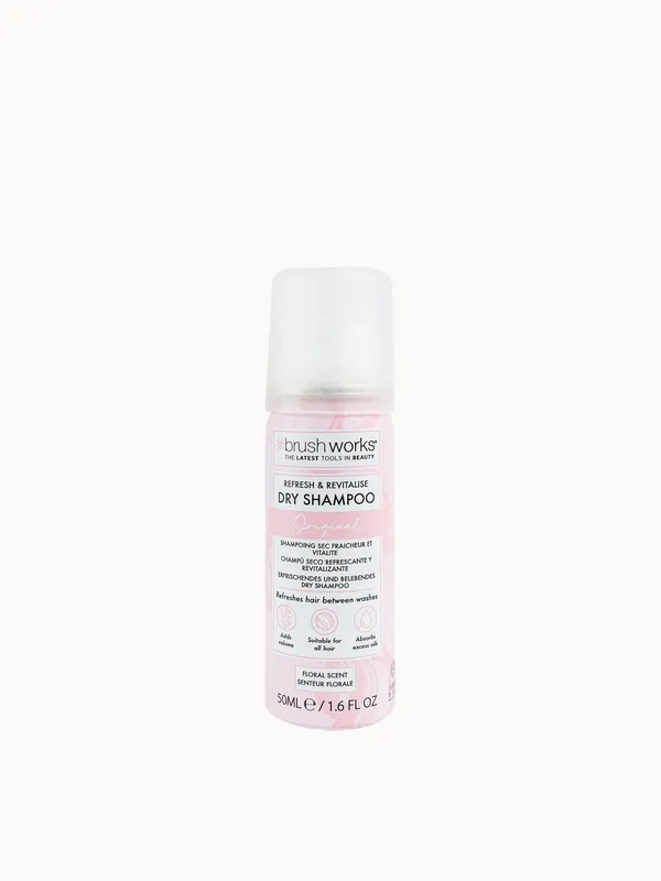 brushworks Refresh & Revitalise Floral Dry Shampoo 50ml - Beauty Works