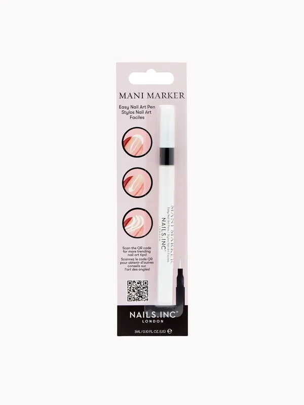nails inc. Mani Marker White 3ml - brushworks