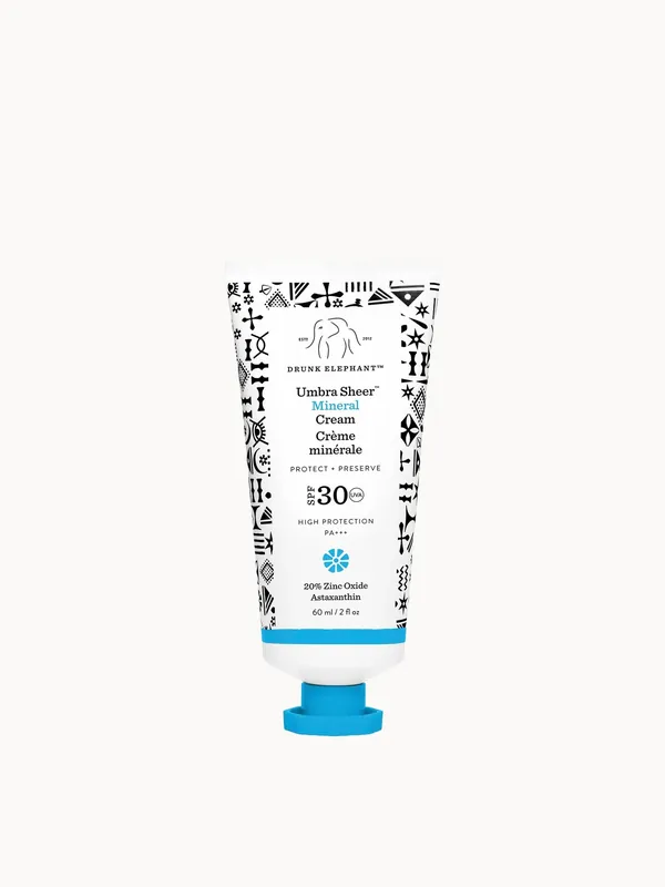 Drunk Elephant Umbra Sheer Mineral Cream SPF30 60ml - La Roche-Posay