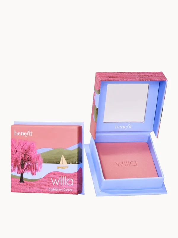 benefit Mini Willa Nude Blush Powder - Soft Neutral-Rose 2.5g