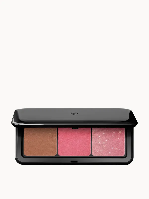 KIKO Milano Multi Finish Trio Blush & Bronzer Palette 7g (Various Shades)