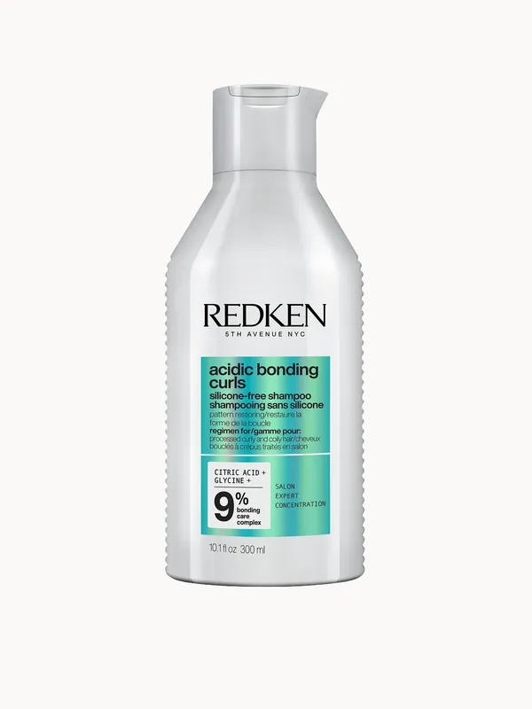 Redken Acidic Bonding Curls Shampoo for Damaged Curly & Coily Hair, Curl Defining, Bond Repair 300ml