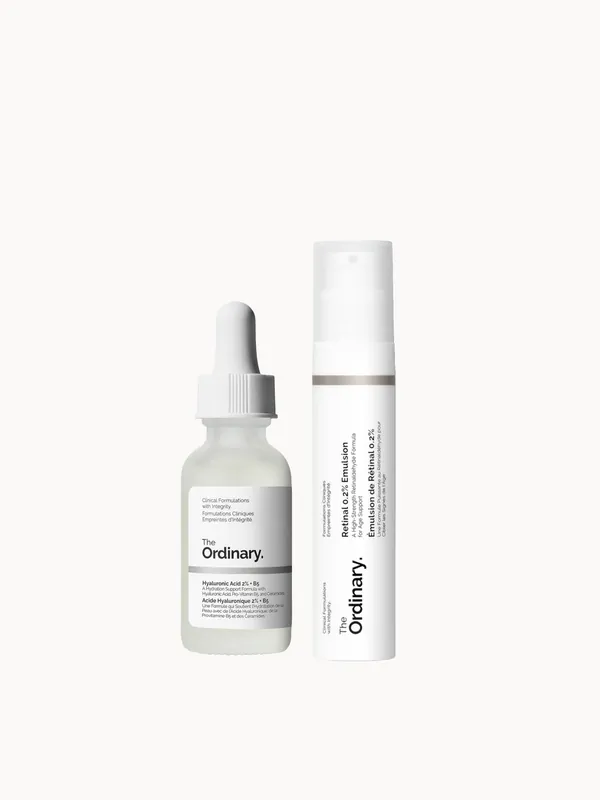 The Ordinary Hydrating & Resurfacing Serum and Retinal Night Duo