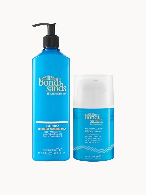 Bondi Sands Gradual Tanning Milk and Gradual Tanning Face Lotion Duo