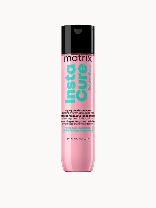 Matrix Instacure Build-A-Bond Mighty Bonds Anti-Breakage Shampoo for Dry, Brittle and Damaged Hair 300ml